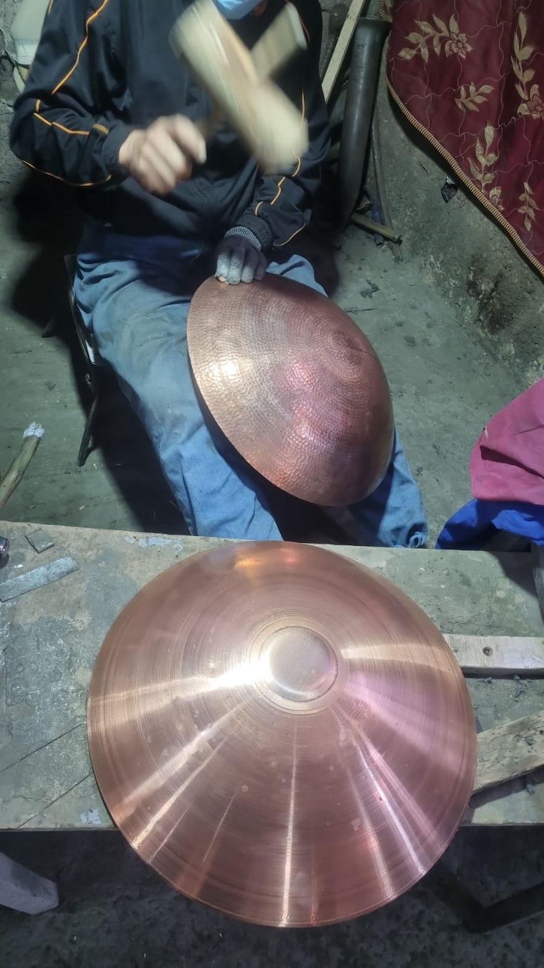 Hammered Fire-Finished Patina Copper Pendant Light – Hanging Lamp for Kitchen Island image 10
