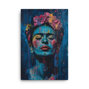 Vivid Dreamscape - Abstract Portrait Canvas Art
