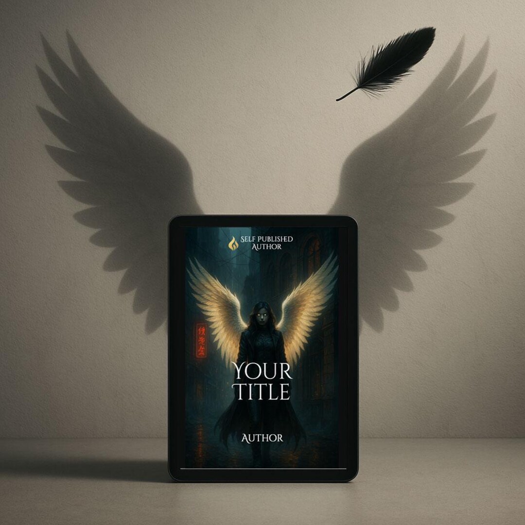 Dark Angel Ebook Cover: Urban Fantasy, Indie Author Premade (digital ...