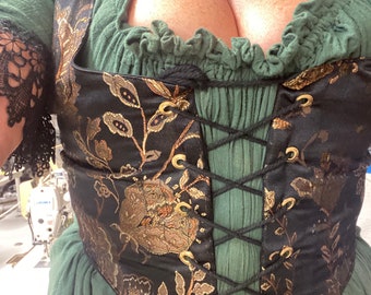 Jaquard  Bodice Custom made for you/Pirate wear/Renaissance/Festival