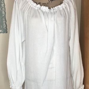 Aidan Lovely Cotton Gauze Chemise Rennisance/Pirate