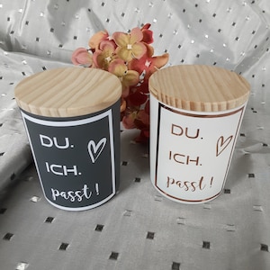 Scented candle in a glass with saying, gift, friendship candle, glass favorite person,