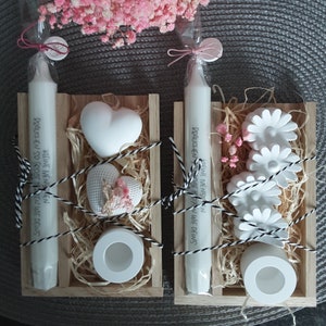 Farewell gift kindergarten, educator, gift set with stick candle