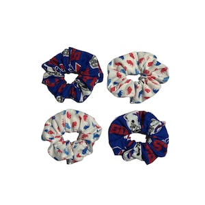 Buffalo Bills Hair Scrunchie - 4 Pack