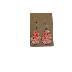 Candy Hearts Ear Rings