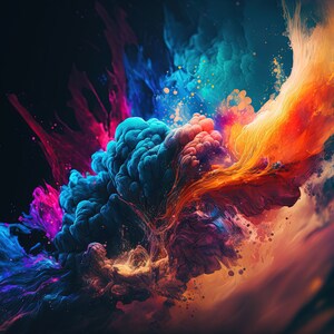 Synesthesia, Neon Colored Clouds