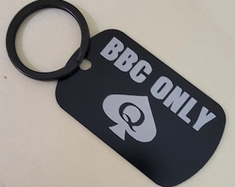 Bbc only keychain,  BBC only collar tag