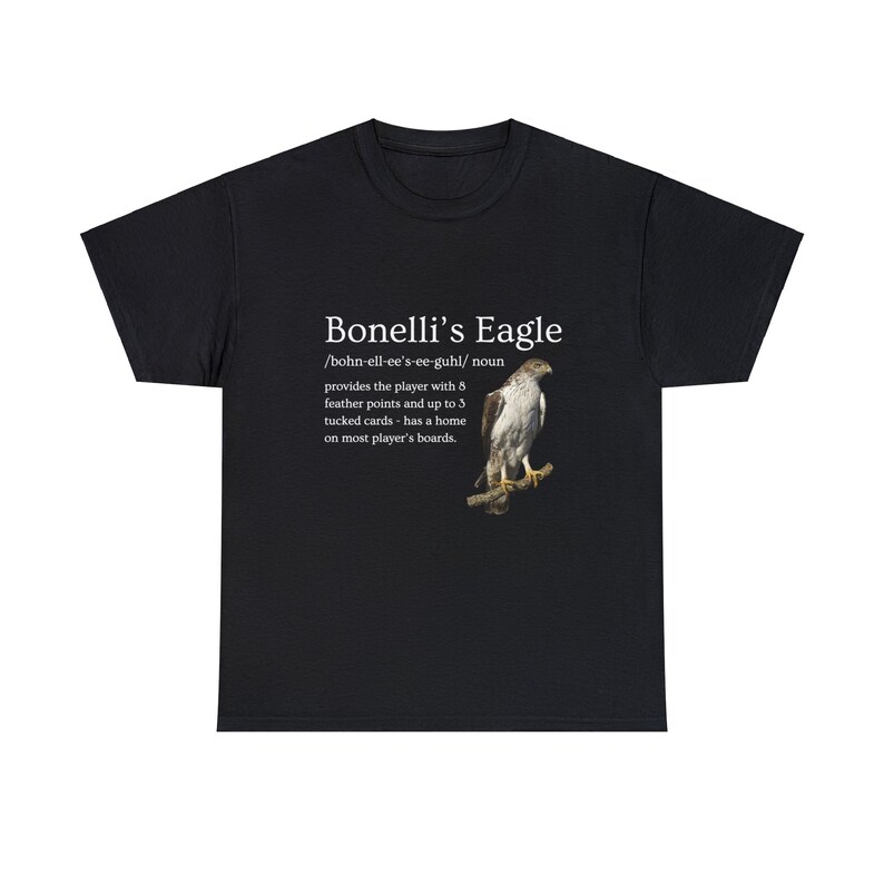 Bonelli's Eagle Wingspan Definition Tshirt Etsy