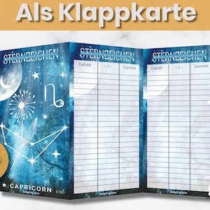Desafío de entrenamiento Capricornio - Descarga instantánea de archivos PDF y JPG - 3 tamaños