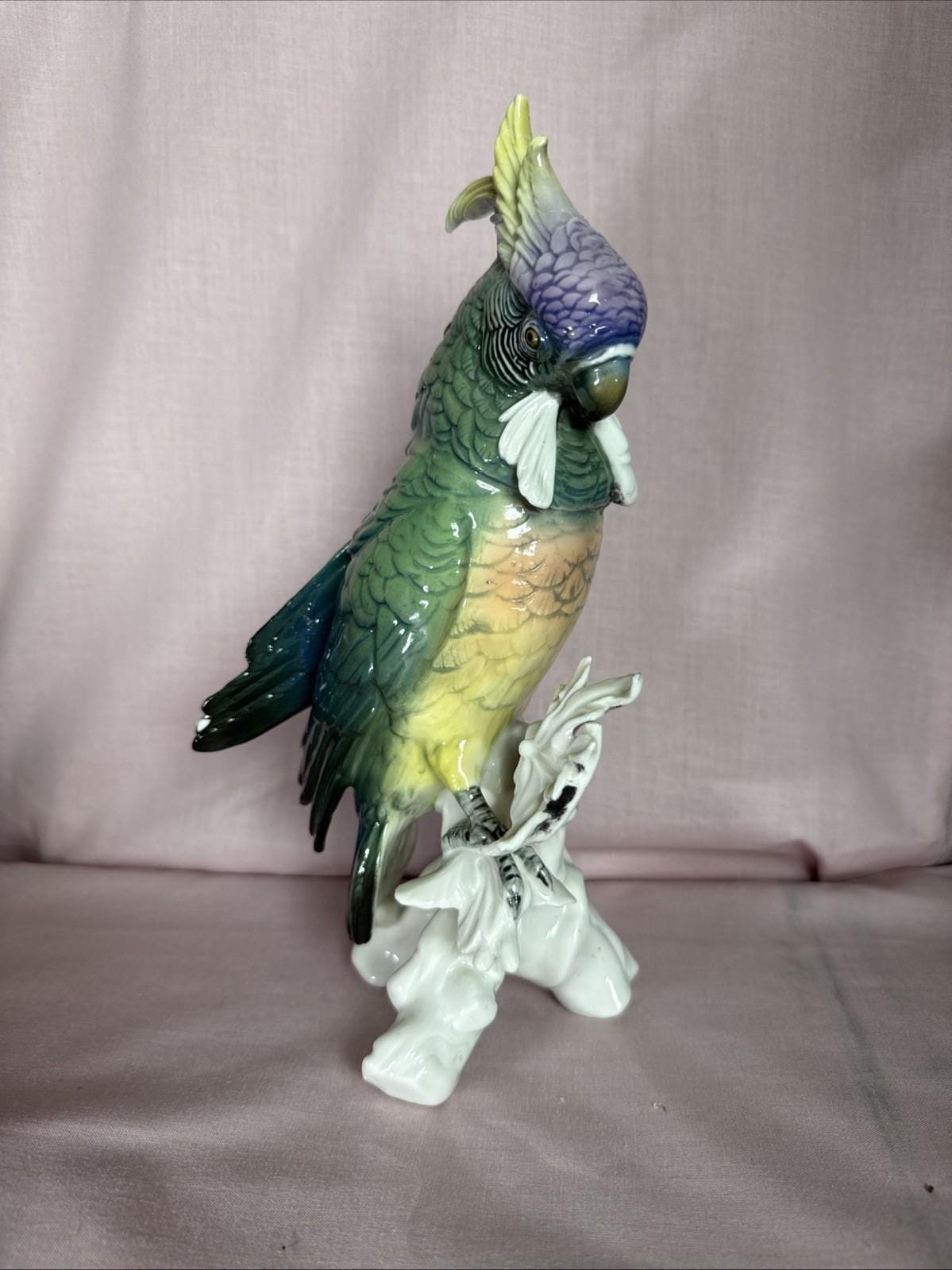 Karl Ens カール エンス オウム ヴィンテージ フィギュリン 19cm Karl Ens カール エンス オウム ヴィンテージ フィギュリン 19cm
