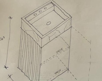 Fregadero de mármol de Carrara a medida, mueble de madera blanca, fregaderos de cocina, fregadero de baño, fregadero de mármol, fregadero de Carrara, fregadero de mármol para el hogar, fregadero