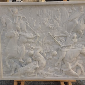 Carrara Marble Relief Wall Framed Art, Marble Relief Wall Panel, Original Carrara Marble Wall Framed Art, Wall Mounted Decor, Home Decor