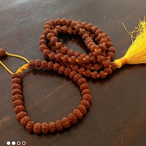 Seven Mukhi Rudraksha mala & Bracelet -Lab Certified, 7 Mukhi Rudraksha Bracelet, Shiva Bracelet, Yoga Bracelet,