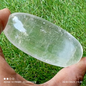 Lord Shiva/ Natural Crystal Sphatik Shivling/ Crystal Shiva For Meditation and Prayer Room/ Hinduism Shiva Lingam
