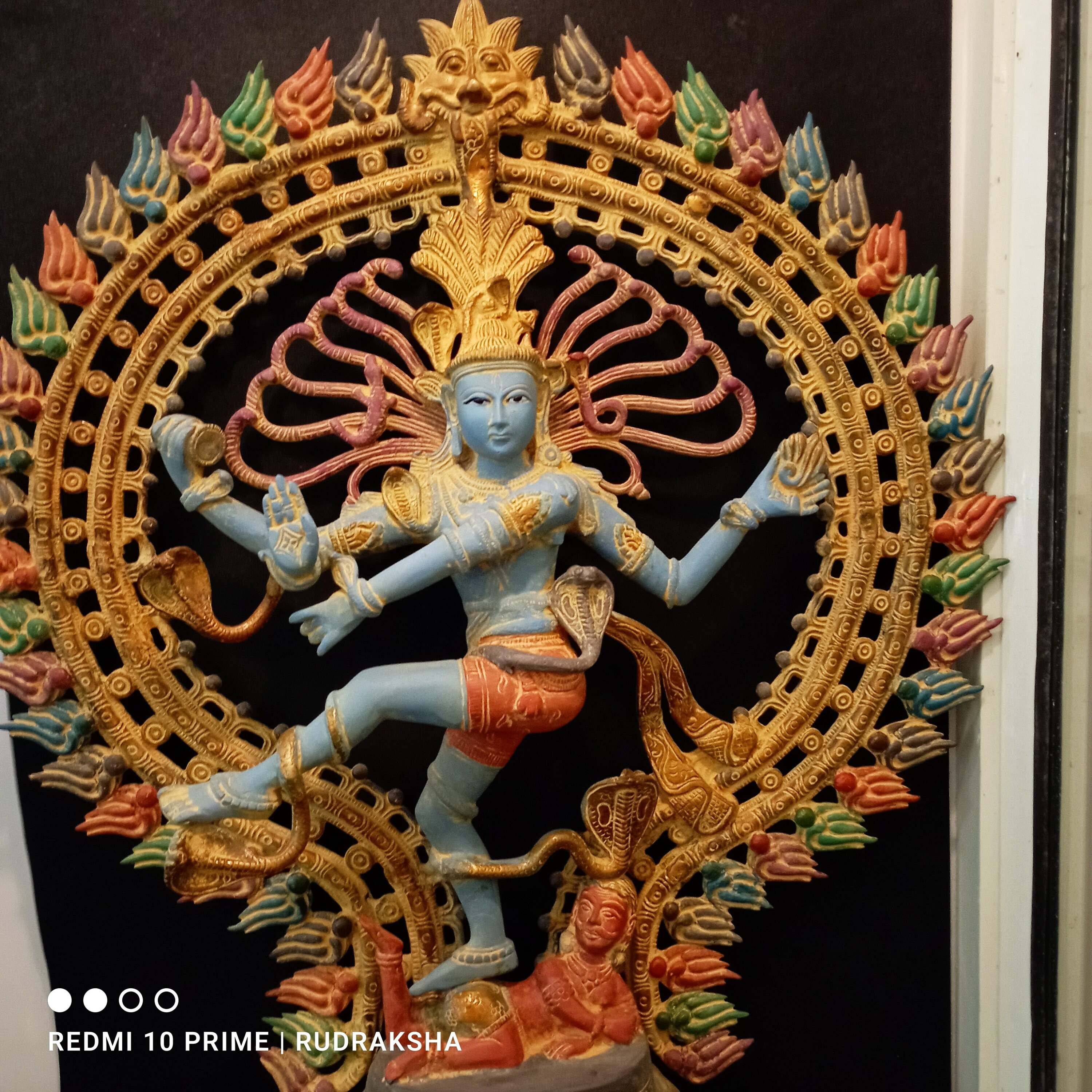 Large Brass Nataraja Statue: Dancing Shiva, Hindu Art (72cm