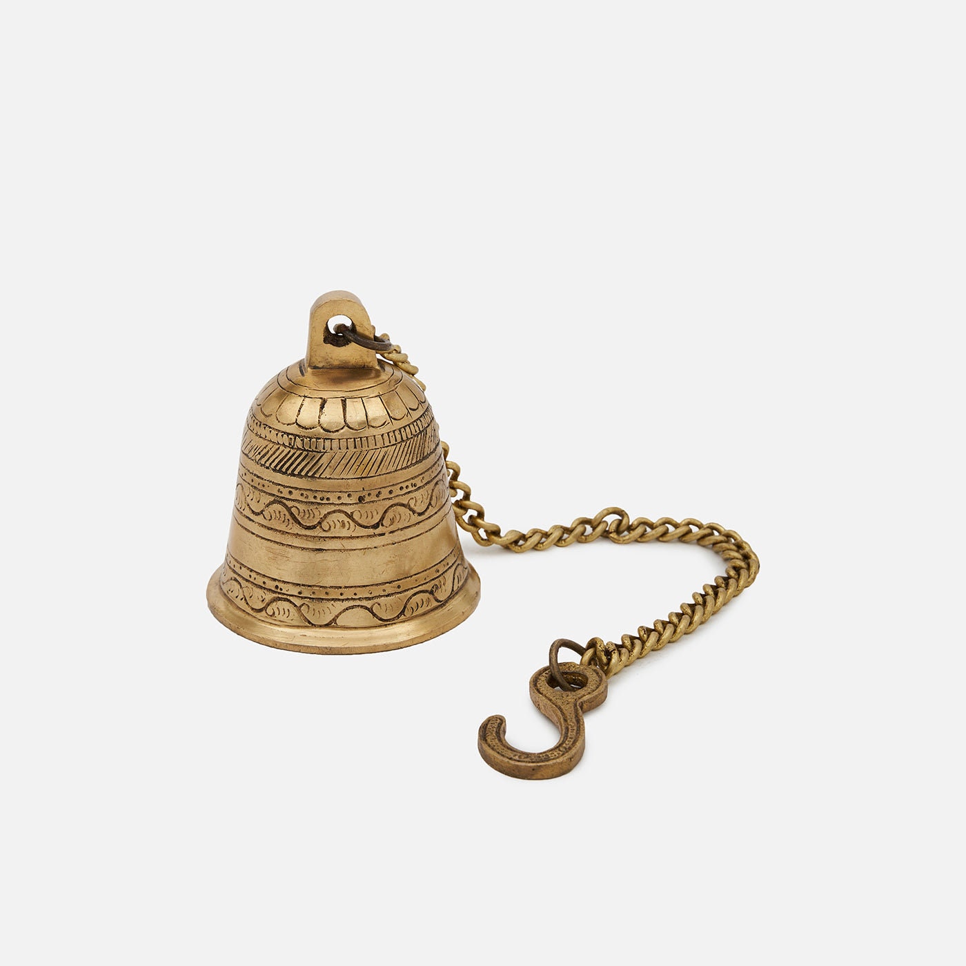 Brass Bell Vintage Doorbell Wall Hanging Bell Sopraporta - Wind