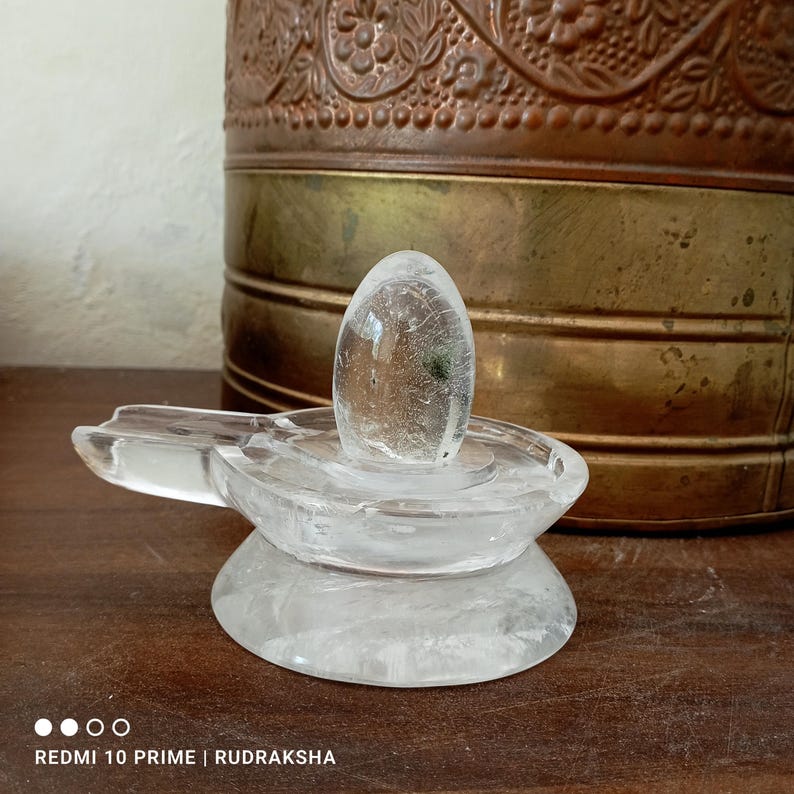 Buy 100 Natural Clear Quartz Shiva Lingam Lord Shiva/ Natural Crystal