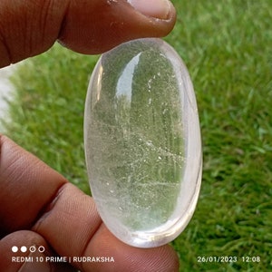 Lord Shiva/ Natural Crystal Sphatik Shivling/ Crystal Shiva For Meditation and Prayer Room/ Hinduism Shiva Lingam