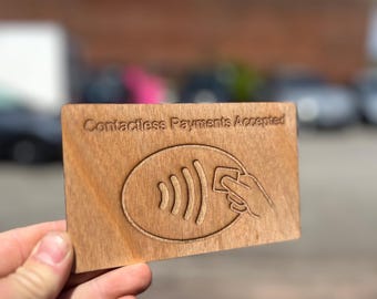 Paiement sans contact accepté ici - Cartes