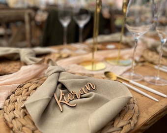 Place Names - Wooden Laser cut - Wedding Party Birthday - Fast Dispatch