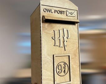 Harry Potter Wedding Card Post Box: DIY Wood Decor