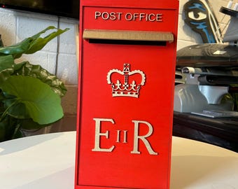 Custom Wedding Card Post Box: DIY Wood Decor, Fast Dispatch