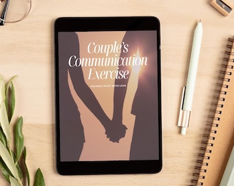 Couples Communication Exercise: Intimacy and Connection Workbook (PDF)