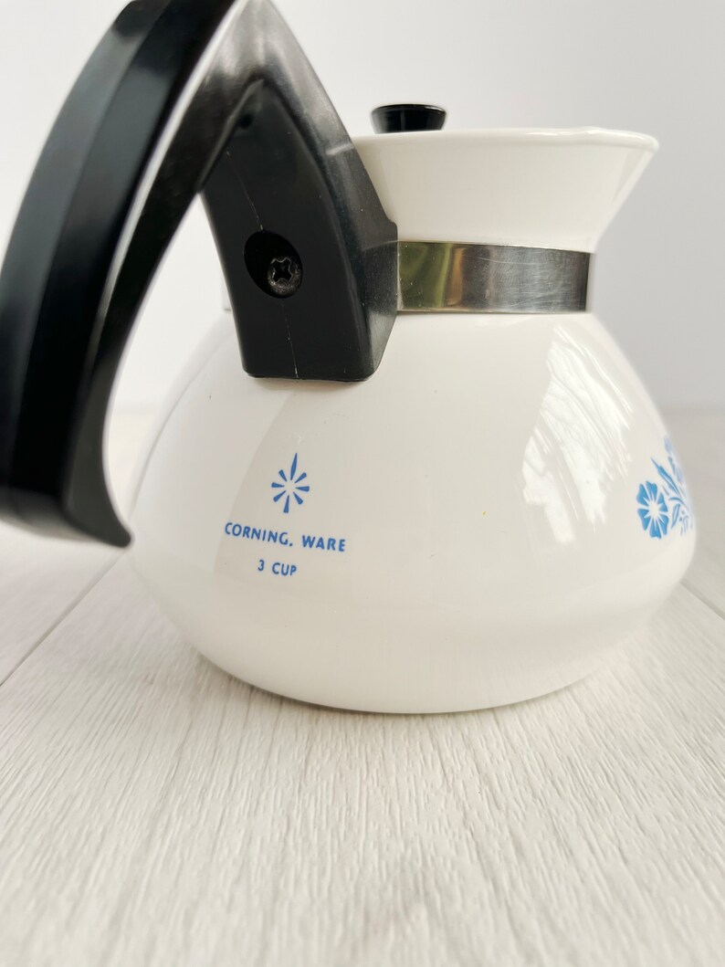 Vintage Corning Ware Teapot Retro Kitchen Etsy