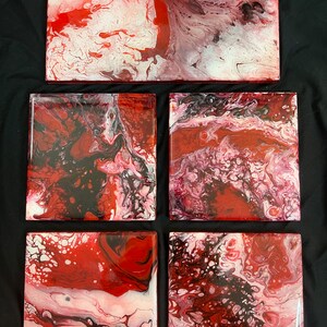 Floating Acrylic Pour Coasters
