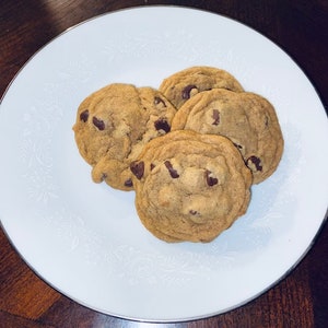 Chocolate Chip Cookies (12 Count) - Etsy