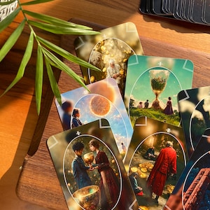 Tarot Deck, 78 Tarot Cards, Tarot deck  Guidebook, Tarot, Oracle Deck, Unique tarot deck,Tarot Reading, tarot cards,tarot karten,タロットデッキ,