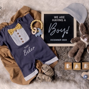 Personalised Digital Baby Boy Announcement / Digital Gender Reveal / It&#39;s a Boy / Download Social Media Facebook Instagram / Printable