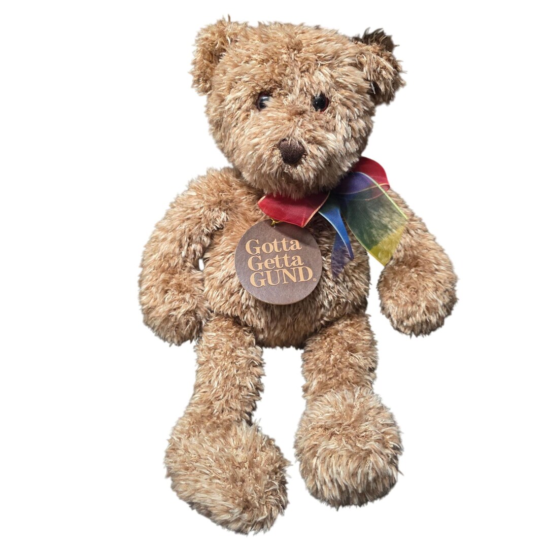 Gotta Getta Gund Bearessence Brown Teddy Bear Plush Stuffed Animal - Etsy