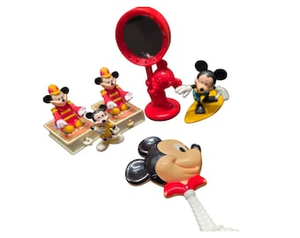 Lote de juguetes vintage de Mickey Mouse