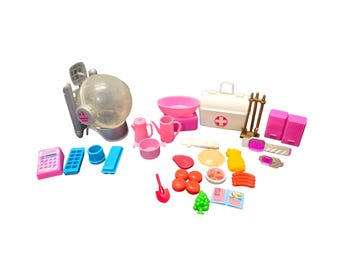 Large Lot of Vintage Barbie Doll Mattel Accessories