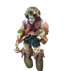 Figura de muñeca elfo trol duendecillo hada del bosque