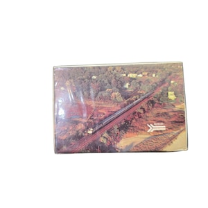 Baraja de cartas nueva de recuerdo del tren Amtrak vintage