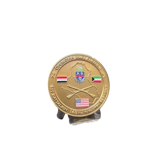 US Army OIF Betrieb Freiheit 1st Battalion 148th Schützenregiment Münze