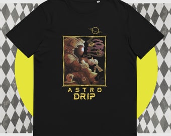 Astro Drip Unisex organic cotton t-shirt