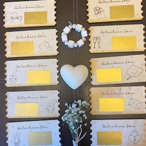 Rubbellose Valentinstag 10 Stück
