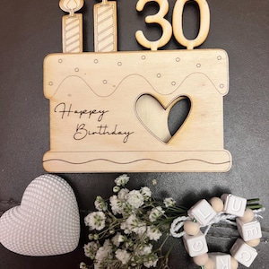 Glückwunschkarte Geburtstag/Silberhochzeit