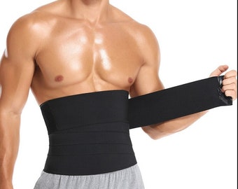 Men Waist Trainer Body Shaper Male Abdomen Reducer Bandage Wrap Slimming Belt Tummy Control Waist Trimmer Corset Belly Shapewear