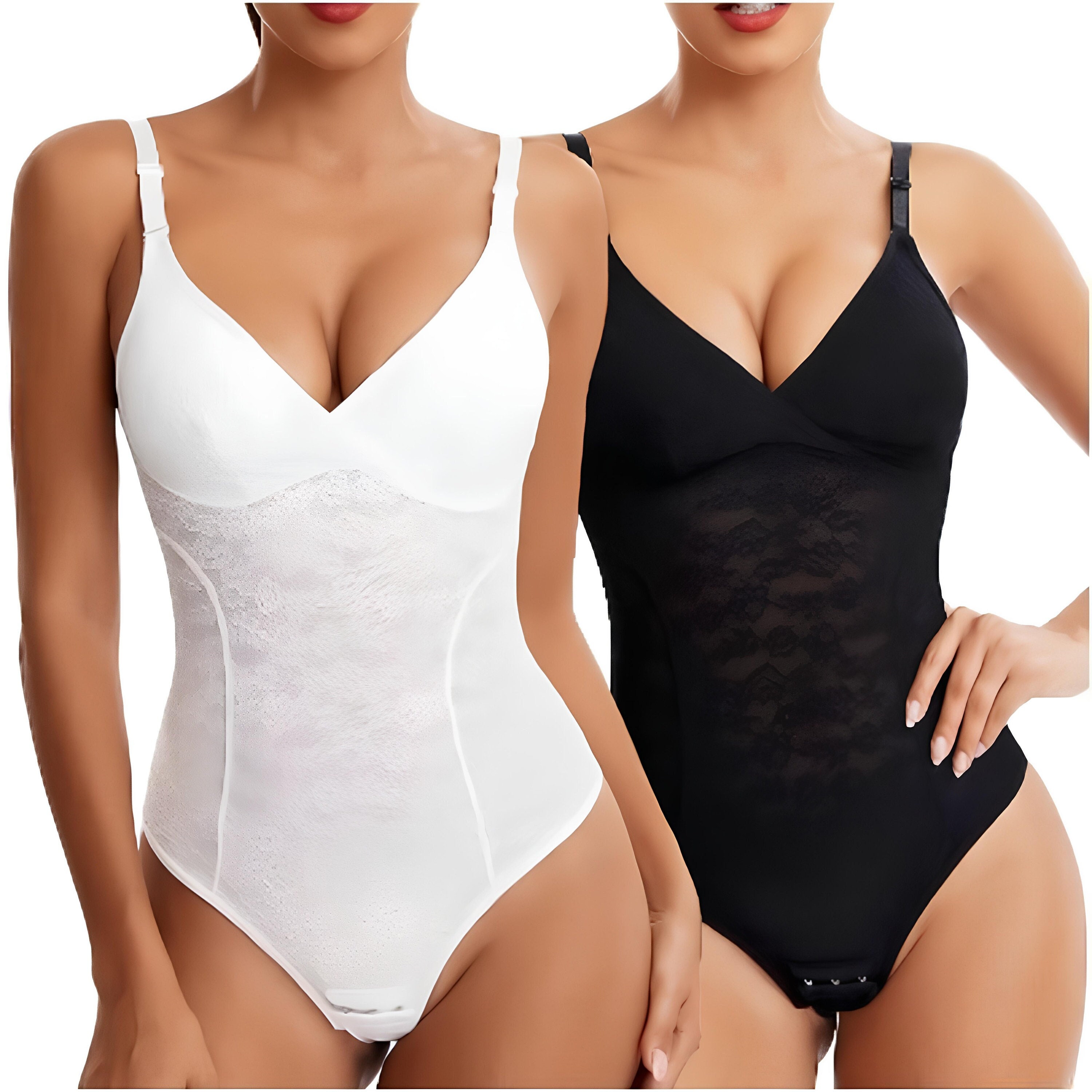SIX RABBIT Shapewear for Women Seamless Firm Thigh Slimmer Tummy Control Body  Shaper corset choose one size down (BLACK, XXL) price in Egypt,   Egypt