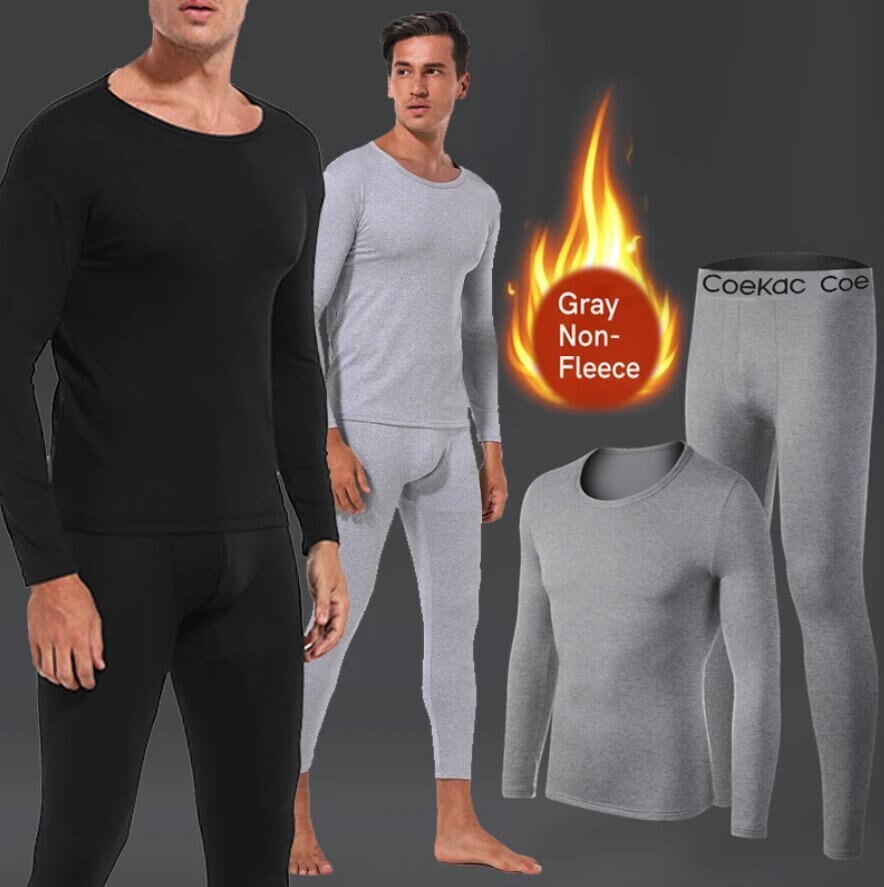 Premium Thermal Underwear for Men Ultra Soft Long Johns Fleece Lined