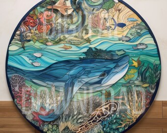 Unique Design - Oceans of Possibility #1 Collection - 6k Resolution Image - Digital Print - Printable Wall Art - Clip Art