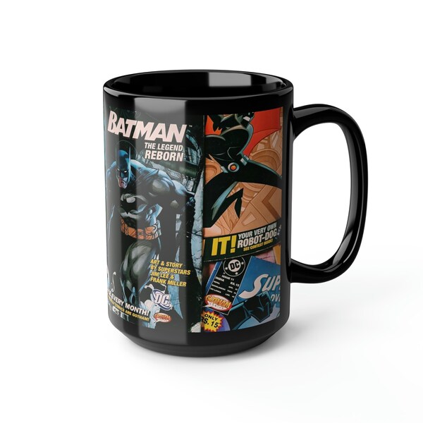 Comic Buch Schwarze Tasse, 15oz