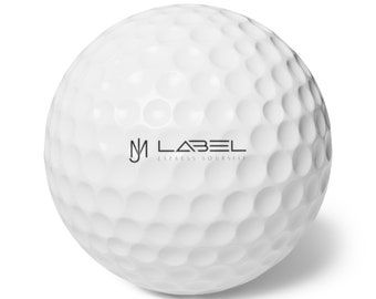 JM Label Golf Balls, 6pcs