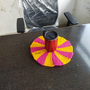 Handmade Macrame Carpet Rug /round rug Multi Colours And size Are Available for home furnishing/ -runner-Round Carpet