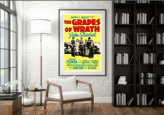 怒りの葡萄 1940年 ジョン・フォード監督映画ポスター復刻版 - Etsy 日本