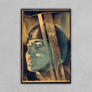 Metropolis Film Poster - Klebrand, 1926 poster reprint